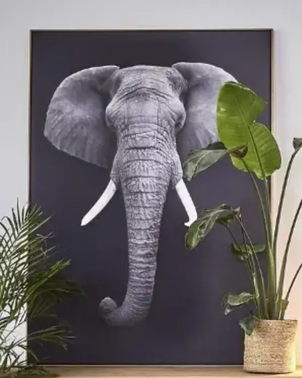 Schallabsorbierendes Akustikbild als Wanddekoration im Büro