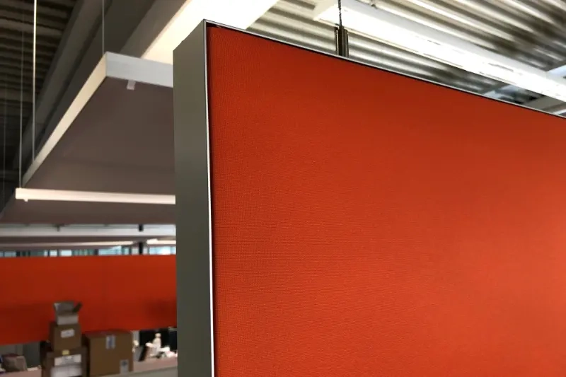 Akustik-Deckensegel »AluFrame«, wechselbare Stoffbespannung Bild 3