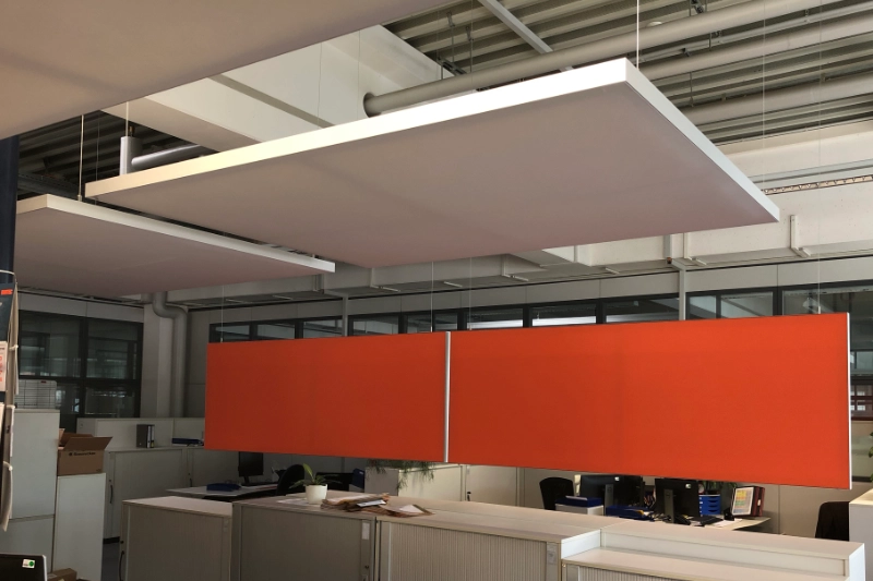 Akustik-Deckensegel »AluFrame«, wechselbare Stoffbespannung Bild 2