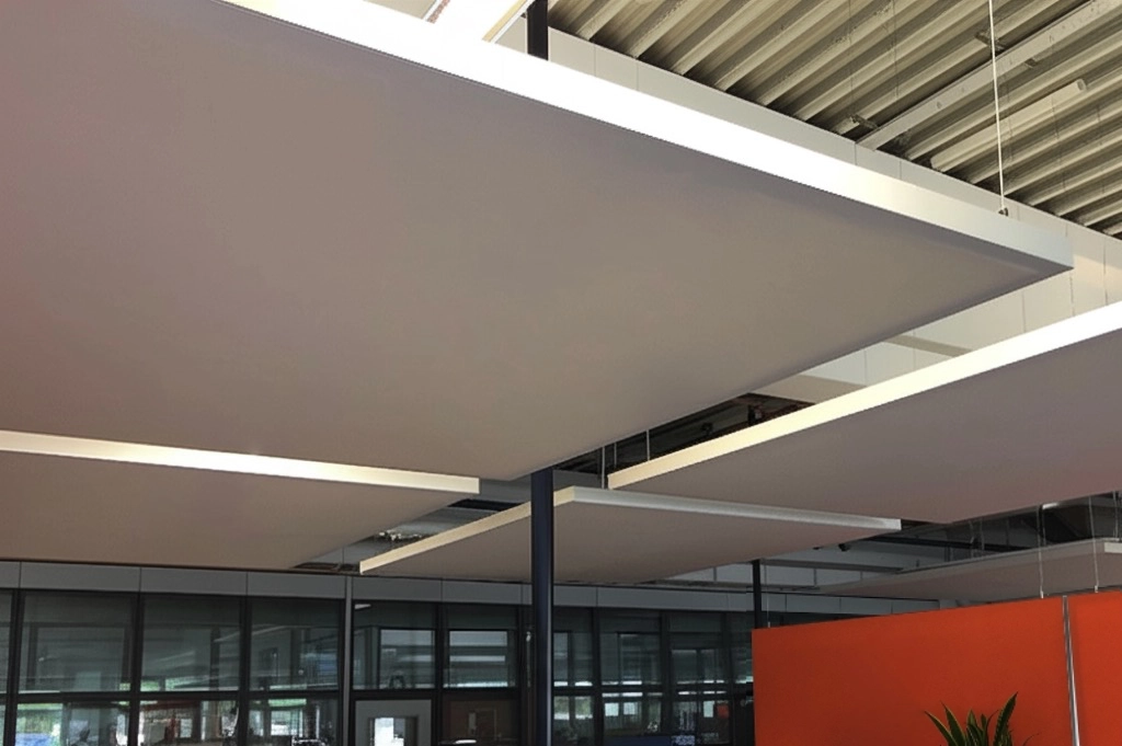 Akustik-Deckensegel »AluFrame«, wechselbare Stoffbespannung